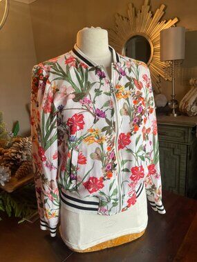 Alyx Floral Bomber Jacket Size S